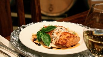 Brown Sugar-Glazed Salmon with Ginger Cream